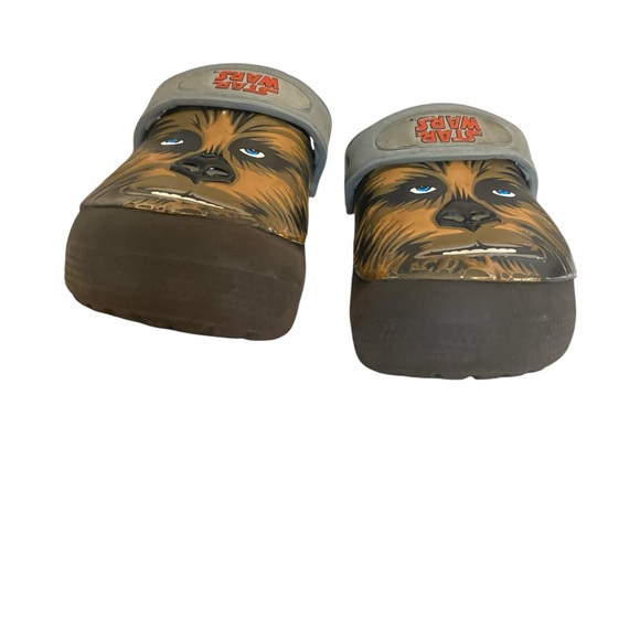 Star Wars Crocs Kids Fun Lab Lined Chewbacca Brown special-edition slip on Clogs - Picture 5 of 8